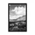 Plakat dolina v Črni gori v črnobeli varianti - 60x90 silver