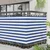 Balcony ekran Plava i bijela 110 x 800 cm Oxford tkanina