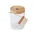 Storage jar, made from glass, 500 ml, with bamboo lid, Idilica - Kit