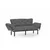 Atelier del Sofa Trosed na razvlačenje Nitta 185x85x70cm Sivi