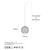 Conceptum Hypnose Luster Hay-11880, 25x25x126 cm, E27
