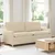 Vidaxl Kavč Krem 196 x 81 x 87,5 cm Blago