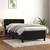 Vidaxl Box spring postelja z vzmetnico črna 90x200 cm žamet