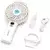 Aigostar - Punjivi džepni ventilator 5W/5V 2400mAh USB bela