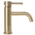REA LUNGO Mešalnik za umivalnik Gold brushed low