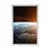 Plakat pogled na planet z vesolja - 60x90 silver