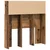 Vidaxl Posteljna glava Star les 100 x 19 x 103,5 cm Konstruiran les