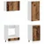 Kuhinjska jedinica LYON 8 pcs Staro drvo Konstruirano drvo
