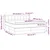 Vidaxl Box spring postelja z vzmetnico temno rjava 160x200 cm blago