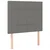 Krevet box spring s madracem LED tamnosivi 90x200 cm tkanina
