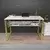 Hanah home Radni sto 120x72,8x60?cm Belo-Zlatni