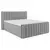 Boxspring Krevet Lina 200/220 cm , siva