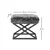Atelier del Sofa Tabure 50x42x40cm, Crno-Sivo