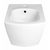 Stenski bide GLANC - Bela - 24 - 51.50 - Keramika - Sapho - 37.00 - Kvadratna - sodobna - 37x51,5 cm