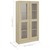 Vitrina boja hrasta sonome 82,5x30,5x150 cm konstruirano drvo