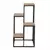 Hanah Home Polica 34x39x65cm Bež-Crna
