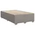 Vidaxl Box spring postelja z vzmetnico taupe 90x190 cm blago