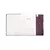 VELVET Notes sa magnetnim preklopom B6 - Bordo