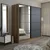 Hanah home Ormar Kale 180x210x52cm Bež-Antracit