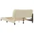 Vidaxl Posteljni okvir brez vzmetnice Hvar krem 140x190 cm blago