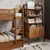 Hanah Home polica za knjige CPT4676-50, 75 cm, tikovina