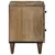 Noćni ormar 2 pcs Smeđa 40 x 33,5 x 46 cm Čvrsto drvo manga