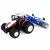 RC traktor z valjem, luči, rdeč, 1:24
