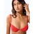 Pull&Bear Bikini zgornji del živo rdeča
