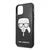 Maska za telefon Karl Lagerfeld Double Layers Glitter Head za iPhone 11 Pro 5.8 crna (KLHCN58DLHBK)