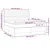 vidaXL Box spring postelja z vzmetnico LED tem. zelena 160x200cm žamet