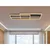 Globo 48461-54 - LED plafonska svetiljka LUFFY LED/54W/230V crna/zlatna
