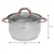 KINGHoff  Kinghoff jekleni lonci 10 kosov Rosegold KH1764