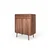 Rjava komoda iz masivnega oreha 90x110x45 cm Fawn – Gazzda