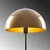 Aberto Design Podna lampa Can-NT-113, 170 cm, E27 40W, Zlatne boje