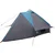 Vidaxl Teepee šotor za 6 oseb Modra in siva 431 x 366 x 185 cm