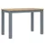 Blagovaonski stol PANAMA sivi 112x60x75 cm od masivne borovine