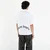 Srajca Palm Angels Curved Logo Classic Shirt Ss White/ Black M