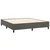Krevet box spring s madracem LED tamnosivi 180x200 cm baršun