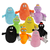 Barbapapa pliš figurica 20 cm sort