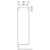 Geberit 500.361.JR.1 - Zidni kupatilski ormarić Smyle Square 118x36 cm orah