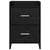 Noćni ormarići 2 pcs Crni hrast 40 x 30 x 60 cm