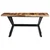 Vidaxl Jedilna miza 140x70x75 cm trden palisander