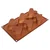 Northix Silikonski model za piškote v obliki srca – 29 x 17,5 x 3,8 cm