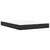 Vidaxl Box spring posteljni z vzmetnico črn 140x190 cm žamet