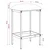 Barska stolica 2 kom. Tamnozelena 40 x 32 x 64 cm