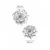 DM0001 White Decorative Wall Accessory Set (2 Pieces)