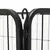 VIDAXL kovinska ograda za pasje mladičke (125x80x70cm)