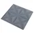 Zidne panele 24 pcs Origami siva 50 x 50 cm XPS pjena