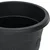 Saksije za biljke 24 pcs Crna O 26 x 21.5 cm Plastika