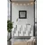 Hanah Home komoda Ece 120, 120 cm, bela / srebrna